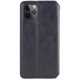 Шкіряний чохол-книжка GETMAN Cubic (PU) для Apple iPhone 12 Pro Max (6.7") Чорний