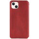 Шкіряний чохол-книжка GETMAN Cubic (PU) для Apple iPhone 13 (6.1") Червоний