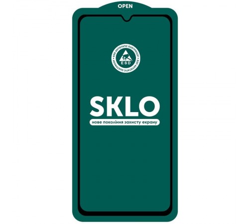 Захисне скло SKLO 5D (тех.пак) для Xiaomi Redmi 15C (EU) / Poco C85 (EU) Чорний