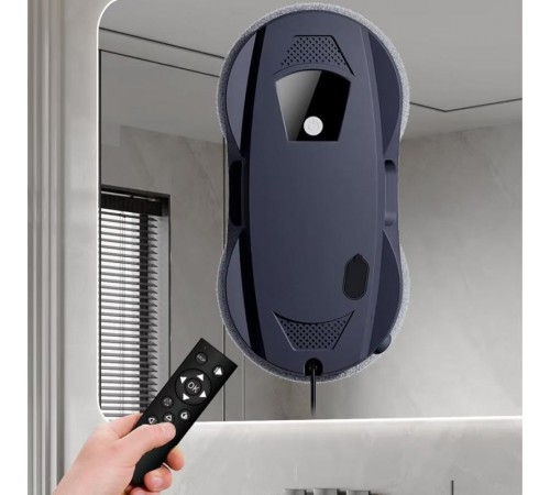 Робот для мийки вікна DJET W124D з двостороннім автоматичним розпилювачем води Black