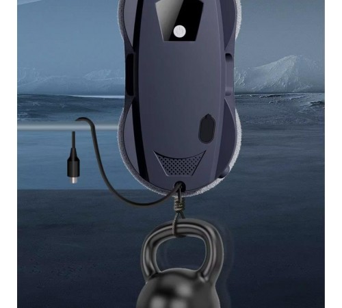 Робот для мийки вікна DJET W124D з двостороннім автоматичним розпилювачем води Black