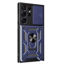 Чохол Ummi Camshield Serge Ring для Samsung Galaxy S21 Ultra Синій