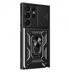 Чохол Ummi Camshield Serge Ring для Samsung Galaxy S23 Ultra Чорний