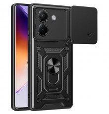 Чохол Ummi Camshield Serge Ring для Xiaomi Poco F7 Чорний