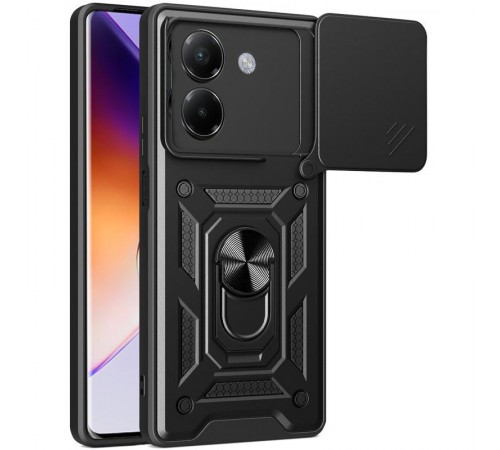 Чохол Ummi Camshield Serge Ring для Xiaomi Poco F7 Чорний