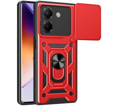 Чохол Ummi Camshield Serge Ring для Xiaomi Poco F7 Червоний