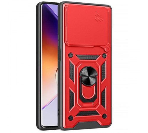 Чохол Ummi Camshield Serge Ring для Xiaomi Poco F7 Червоний