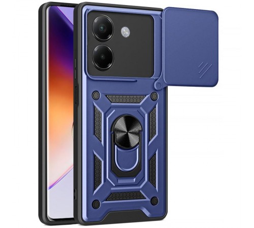 Чохол Ummi Camshield Serge Ring для Xiaomi Poco F7 Синій