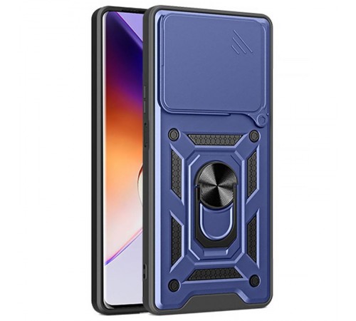 Чохол Ummi Camshield Serge Ring для Xiaomi Poco F7 Синій