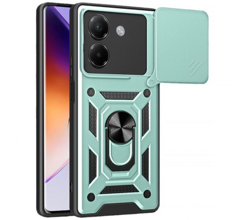 Чохол Ummi Camshield Serge Ring для Xiaomi Poco F7 Зелений