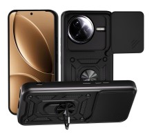 Чохол Ummi Camshield Serge Ring для Xiaomi Poco F7 Ultra Чорний