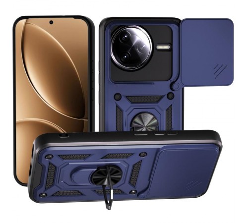 Чохол Ummi Camshield Serge Ring для Xiaomi Poco F7 Ultra Синій