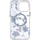 TPU+PC чохол Clear Garden with MagSafe для Apple iPhone 16 Pro (6.3") Blue Blossom