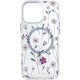 TPU+PC чохол Clear Garden with MagSafe для Apple iPhone 16 Pro (6.3") Cherry Petal