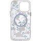 TPU+PC чохол Clear Garden with MagSafe для Apple iPhone 16 Pro (6.3") White Gardenia