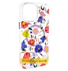 TPU+PC чохол Clear Garden with MagSafe для Apple iPhone 17 (6.3") Tropical Art