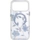 TPU+PC чохол Clear Garden with MagSafe для Apple iPhone 17 Pro (6.3") Blue Blossom