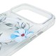 TPU+PC чохол Clear Garden with MagSafe для Apple iPhone 17 Pro (6.3") Blue Blossom