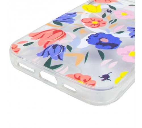 TPU+PC чохол Clear Garden with MagSafe для Apple iPhone 17 Pro (6.3") Tropical Art