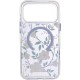 TPU+PC чохол Clear Garden with MagSafe для Apple iPhone 17 Pro (6.3") White Gardenia