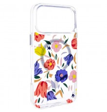 TPU+PC чохол Clear Garden with MagSafe для Apple iPhone 17 Pro Max (6.9") Tropical Art