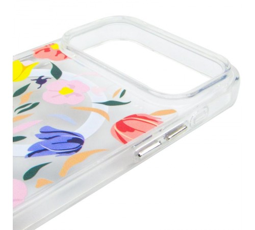 TPU+PC чохол Clear Garden with MagSafe для Apple iPhone 17 Pro Max (6.9") Tropical Art