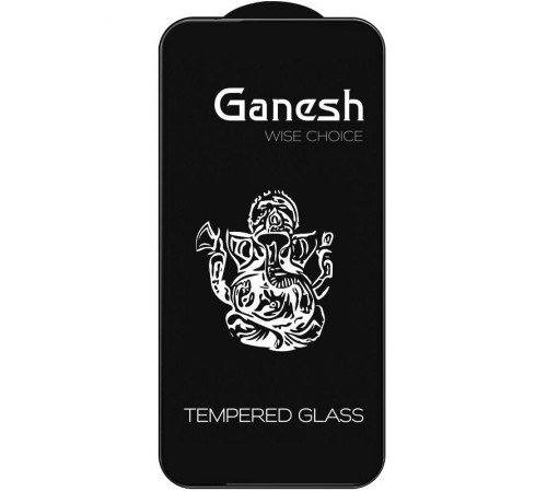 Захисне скло Ganesh (Full Cover) для Apple iPhone 17 Pro (6.3") Чорний