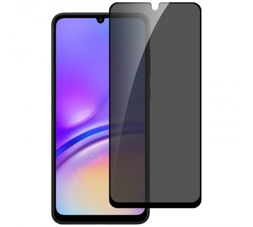 Захисне скло Privacy 5D (тех.пак) для Samsung Galaxy A17 4G/5G Чорний