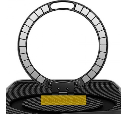 TPU+PC чохол Metal Buttons with MagSafe Carbon Ring для Apple iPhone 17 (6.3") Чорний TPU+PC чохол Metal Buttons with MagSafe Carbon Ring для Apple iPhone 17 (6.3") Чорний
