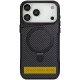TPU+PC чохол Metal Buttons with MagSafe Carbon Ring для Apple iPhone 17 Air (6.5") Чорний