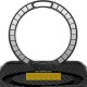 TPU+PC чохол Metal Buttons with MagSafe Carbon Ring для Apple iPhone 17 Air (6.5") Чорний