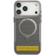 TPU+PC чохол Metal Buttons with MagSafe Carbon Ring для Apple iPhone 17 Air (6.5") Сірий