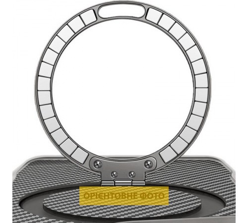 TPU+PC чохол Metal Buttons with MagSafe Carbon Ring для Apple iPhone 17 Air (6.5") Сірий