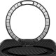 TPU+PC чохол Metal Buttons with MagSafe Carbon Ring для Apple iPhone 17 Pro (6.3") Чорний