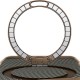 TPU+PC чохол Metal Buttons with MagSafe Carbon Ring для Apple iPhone 17 Pro (6.3") Золотий