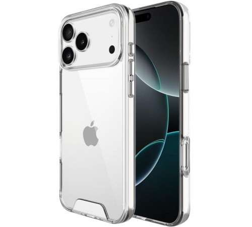 Чохол TPU Space Case transparent для Apple iPhone 17 Pro (6.3") Прозорий Чохол TPU Space Case transparent для Apple iPhone 17 Pro (6.3") Прозорий
