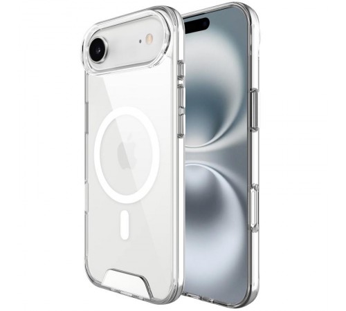 Чохол TPU Space Case with MagSafe для Apple iPhone 17 Air (6.5") Прозорий
