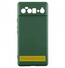 Чохол TPU GETMAN Liquid Silk Full Camera для Google Pixel 10 Зелений / Dark green