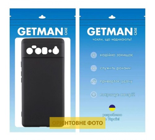 Чохол TPU GETMAN Liquid Silk Full Camera для Google Pixel 10 Pro Чорний / Black Чохол TPU GETMAN Liquid Silk Full Camera для Google Pixel 10 Pro Чорний / Black