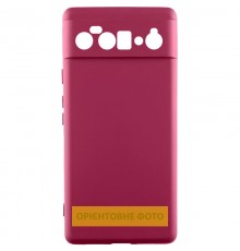 Чохол TPU GETMAN Liquid Silk Full Camera для Google Pixel 10 Pro XL Бордовий / Marsala