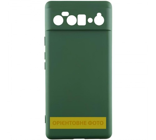 Чохол TPU GETMAN Liquid Silk Full Camera для Google Pixel 10 Pro XL Зелений / Dark green