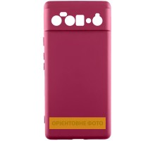Чохол TPU GETMAN Liquid Silk Full Camera для Google Pixel 9 Pro XL Бордовий / Marsala