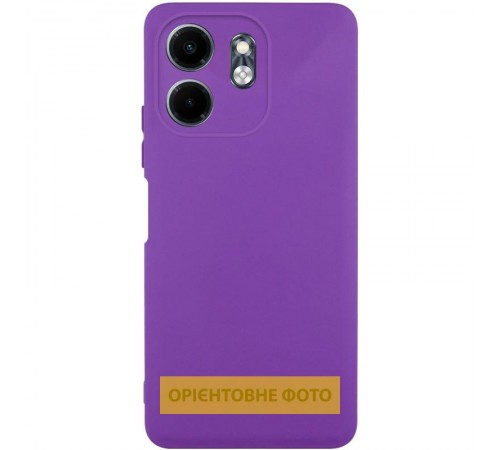 Чохол TPU GETMAN Liquid Silk Full Camera для Motorola Edge 50 Fusion Фіолетовий / Purple