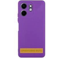 Чохол TPU GETMAN Liquid Silk Full Camera для Motorola Edge 50 Pro Фіолетовий / Purple