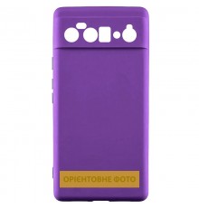 Чохол TPU GETMAN Liquid Silk Full Camera для TECNO Spark Go 1 Фіолетовий / Purple