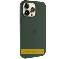 Чохол Silicone Case (AA) Logo with MagSafe для Apple iPhone 17 (6.3") Зелений / Cyprus Green