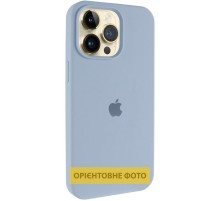 Чохол Silicone Case (AA) Logo with MagSafe для Apple iPhone 17 Air (6.6") Блакитний / Lilac Blue