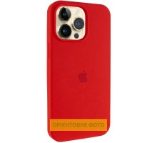 Чохол Silicone Case (AA) Logo with MagSafe для Apple iPhone 17 Air (6.6") Червоний / Red