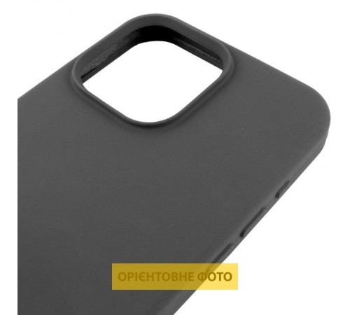 Чохол Silicone Case (AA) Logo with MagSafe для Apple iPhone 17 Air (6.6") Сірий / Dark Gray