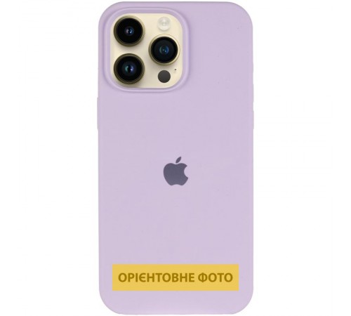 Чохол Silicone Case (AA) Logo with MagSafe для Apple iPhone 17 Air (6.6") Бузковий / Lilac